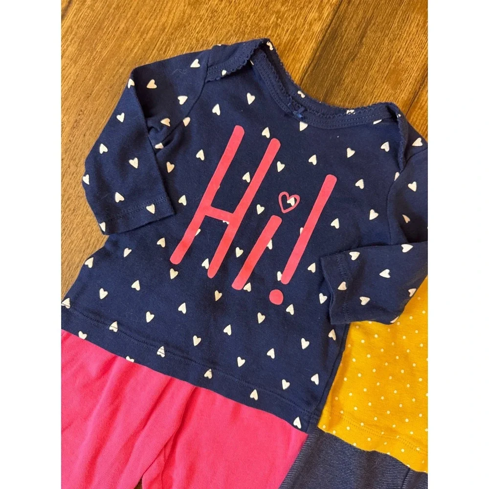 Baby Girl 3 Months Outfits Leggings Pants Shirts‎ Long Sleeve Clothes Lot Plaid